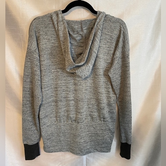 RBX Full  Zip Hooded Sweater Heathered Gray Ladies Sm - Picture 6 of 10